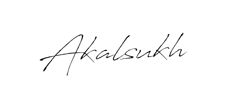 Make a beautiful signature design for name Akalsukh. With this signature (Antro_Vectra) style, you can create a handwritten signature for free. Akalsukh signature style 6 images and pictures png