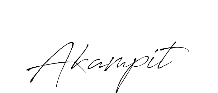 Create a beautiful signature design for name Akampit. With this signature (Antro_Vectra) fonts, you can make a handwritten signature for free. Akampit signature style 6 images and pictures png