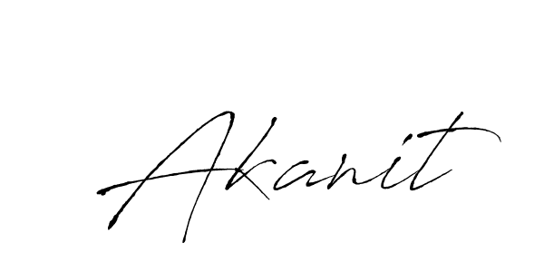 Once you've used our free online signature maker to create your best signature Antro_Vectra style, it's time to enjoy all of the benefits that Akanit name signing documents. Akanit signature style 6 images and pictures png