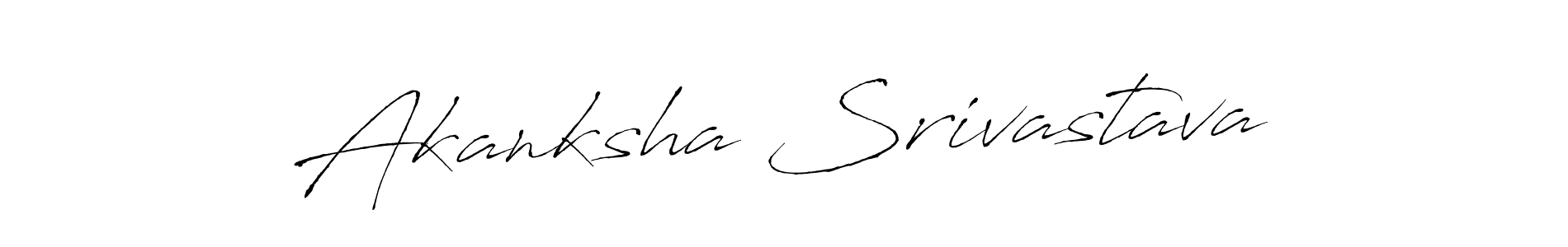 Akanksha Srivastava stylish signature style. Best Handwritten Sign (Antro_Vectra) for my name. Handwritten Signature Collection Ideas for my name Akanksha Srivastava. Akanksha Srivastava signature style 6 images and pictures png