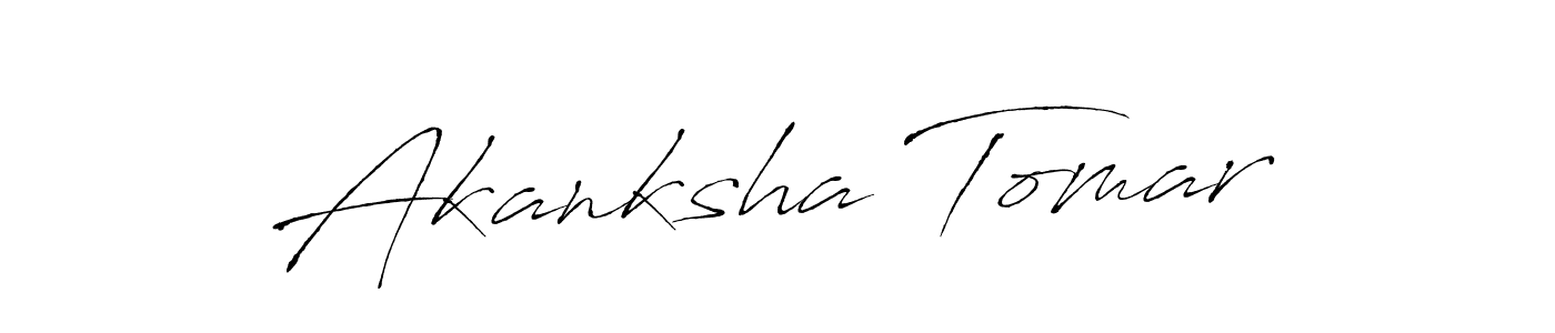 This is the best signature style for the Akanksha Tomar name. Also you like these signature font (Antro_Vectra). Mix name signature. Akanksha Tomar signature style 6 images and pictures png