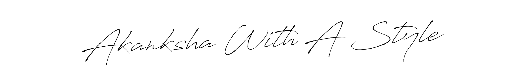 Check out images of Autograph of Akanksha With A Style name. Actor Akanksha With A Style Signature Style. Antro_Vectra is a professional sign style online. Akanksha With A Style signature style 6 images and pictures png