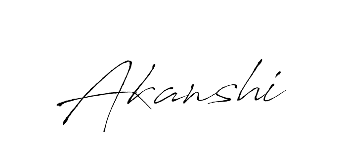 How to make Akanshi name signature. Use Antro_Vectra style for creating short signs online. This is the latest handwritten sign. Akanshi signature style 6 images and pictures png