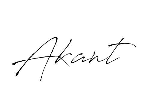 How to make Akant signature? Antro_Vectra is a professional autograph style. Create handwritten signature for Akant name. Akant signature style 6 images and pictures png
