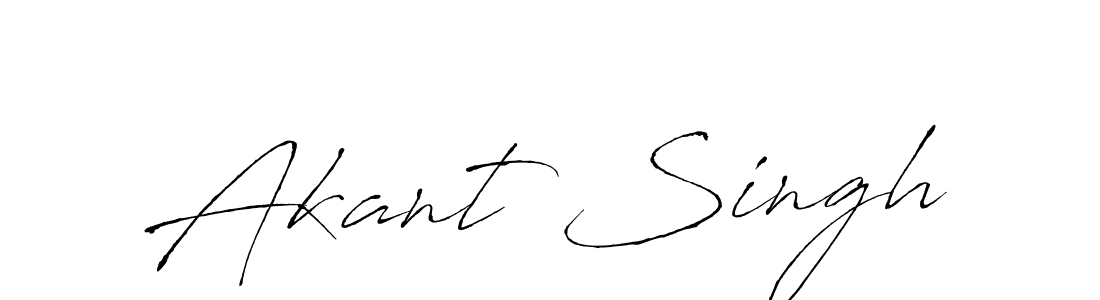 The best way (Antro_Vectra) to make a short signature is to pick only two or three words in your name. The name Akant Singh include a total of six letters. For converting this name. Akant Singh signature style 6 images and pictures png