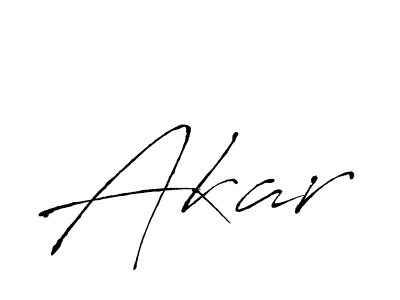 Akar stylish signature style. Best Handwritten Sign (Antro_Vectra) for my name. Handwritten Signature Collection Ideas for my name Akar. Akar signature style 6 images and pictures png