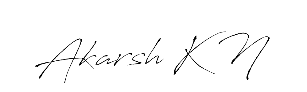 Here are the top 10 professional signature styles for the name Akarsh K N. These are the best autograph styles you can use for your name. Akarsh K N signature style 6 images and pictures png