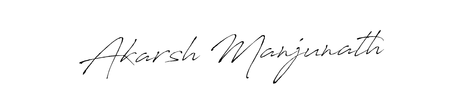 How to make Akarsh Manjunath signature? Antro_Vectra is a professional autograph style. Create handwritten signature for Akarsh Manjunath name. Akarsh Manjunath signature style 6 images and pictures png