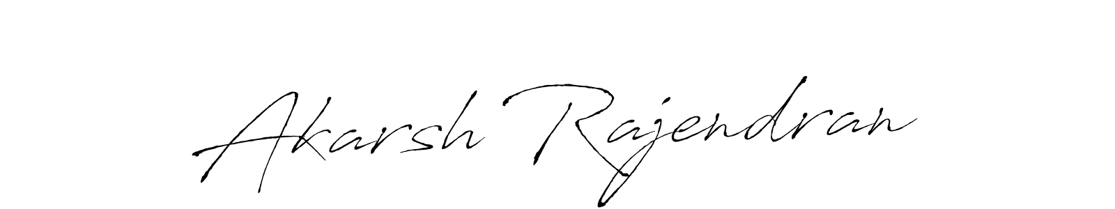 Make a beautiful signature design for name Akarsh Rajendran. With this signature (Antro_Vectra) style, you can create a handwritten signature for free. Akarsh Rajendran signature style 6 images and pictures png