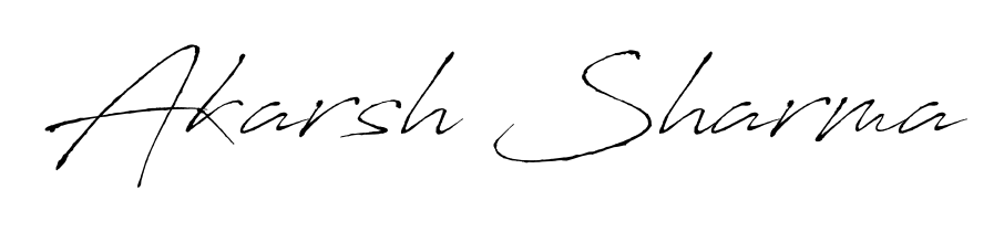 Also You can easily find your signature by using the search form. We will create Akarsh Sharma name handwritten signature images for you free of cost using Antro_Vectra sign style. Akarsh Sharma signature style 6 images and pictures png