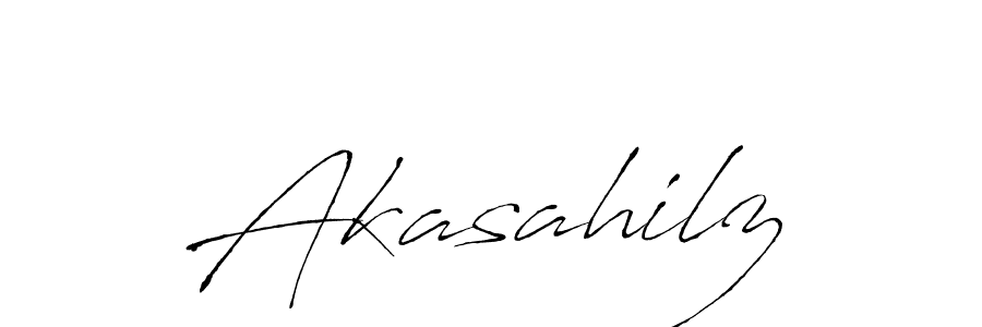 You should practise on your own different ways (Antro_Vectra) to write your name (Akasahilz) in signature. don't let someone else do it for you. Akasahilz signature style 6 images and pictures png