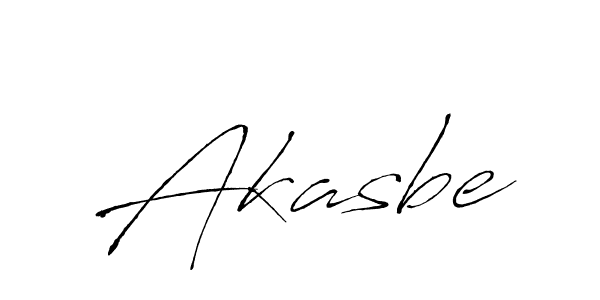 Akasbe stylish signature style. Best Handwritten Sign (Antro_Vectra) for my name. Handwritten Signature Collection Ideas for my name Akasbe. Akasbe signature style 6 images and pictures png