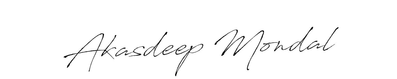 Antro_Vectra is a professional signature style that is perfect for those who want to add a touch of class to their signature. It is also a great choice for those who want to make their signature more unique. Get Akasdeep Mondal name to fancy signature for free. Akasdeep Mondal signature style 6 images and pictures png