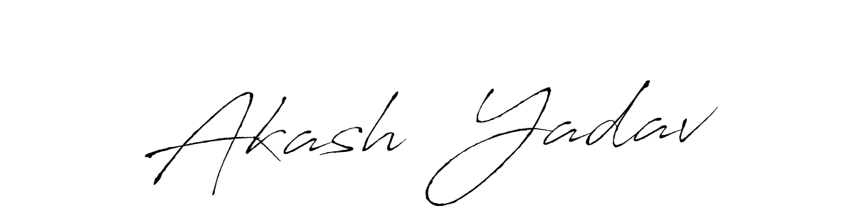 Also You can easily find your signature by using the search form. We will create Akash  Yadav name handwritten signature images for you free of cost using Antro_Vectra sign style. Akash  Yadav signature style 6 images and pictures png