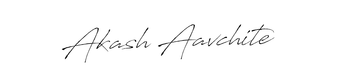 Akash Aavchite stylish signature style. Best Handwritten Sign (Antro_Vectra) for my name. Handwritten Signature Collection Ideas for my name Akash Aavchite. Akash Aavchite signature style 6 images and pictures png