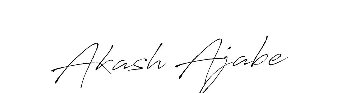 It looks lik you need a new signature style for name Akash Ajabe. Design unique handwritten (Antro_Vectra) signature with our free signature maker in just a few clicks. Akash Ajabe signature style 6 images and pictures png