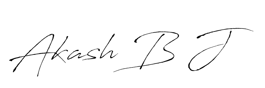 This is the best signature style for the Akash B J name. Also you like these signature font (Antro_Vectra). Mix name signature. Akash B J signature style 6 images and pictures png