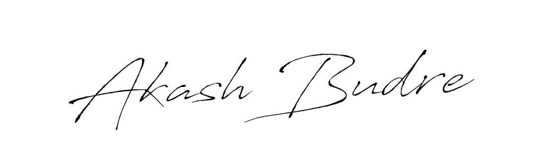 How to make Akash Budre signature? Antro_Vectra is a professional autograph style. Create handwritten signature for Akash Budre name. Akash Budre signature style 6 images and pictures png