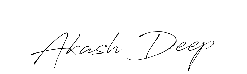 How to make Akash Deep signature? Antro_Vectra is a professional autograph style. Create handwritten signature for Akash Deep name. Akash Deep signature style 6 images and pictures png