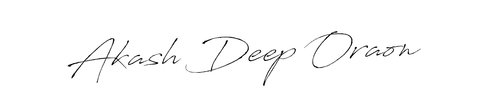 Create a beautiful signature design for name Akash Deep Oraon. With this signature (Antro_Vectra) fonts, you can make a handwritten signature for free. Akash Deep Oraon signature style 6 images and pictures png