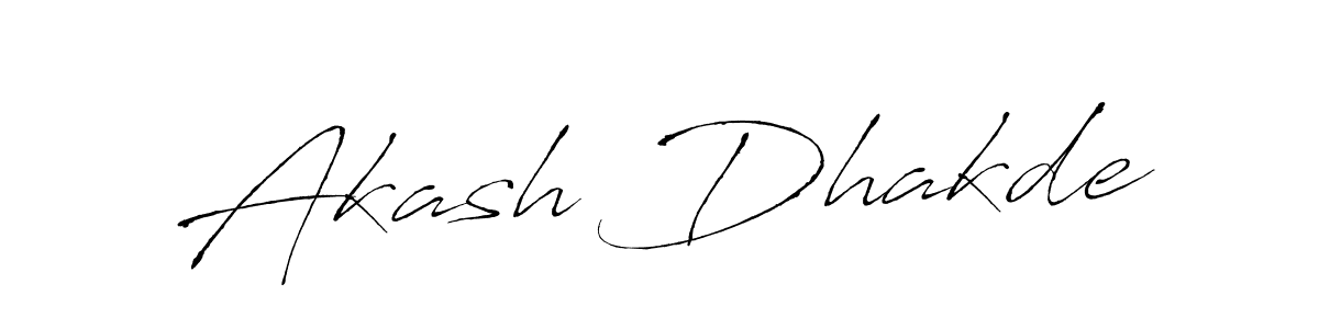 How to make Akash Dhakde signature? Antro_Vectra is a professional autograph style. Create handwritten signature for Akash Dhakde name. Akash Dhakde signature style 6 images and pictures png