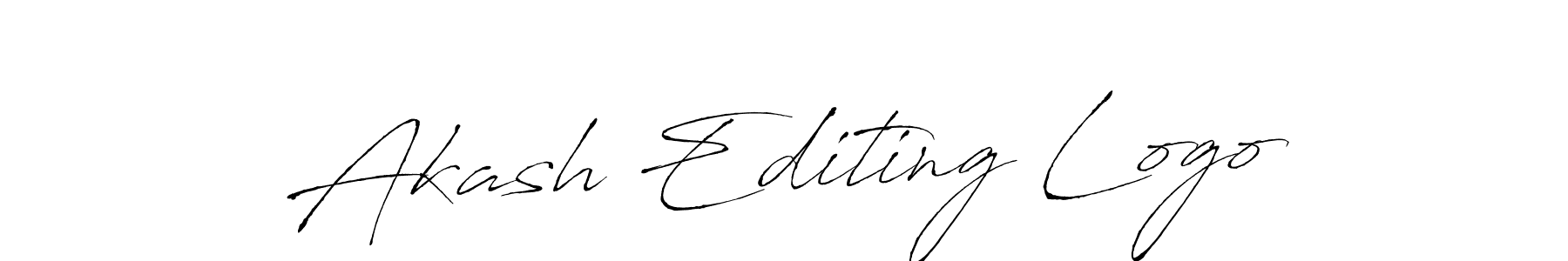 This is the best signature style for the Akash Editing Logo name. Also you like these signature font (Antro_Vectra). Mix name signature. Akash Editing Logo signature style 6 images and pictures png