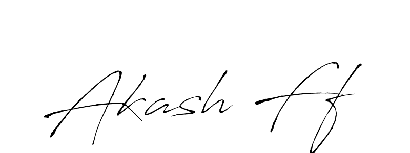 How to make Akash Ff signature? Antro_Vectra is a professional autograph style. Create handwritten signature for Akash Ff name. Akash Ff signature style 6 images and pictures png