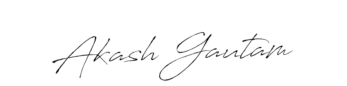 How to make Akash Gautam signature? Antro_Vectra is a professional autograph style. Create handwritten signature for Akash Gautam name. Akash Gautam signature style 6 images and pictures png