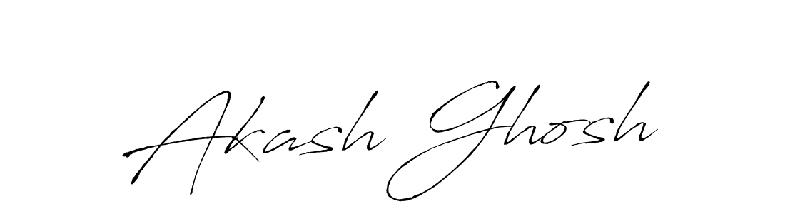 How to make Akash Ghosh signature? Antro_Vectra is a professional autograph style. Create handwritten signature for Akash Ghosh name. Akash Ghosh signature style 6 images and pictures png