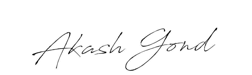 This is the best signature style for the Akash Gond name. Also you like these signature font (Antro_Vectra). Mix name signature. Akash Gond signature style 6 images and pictures png