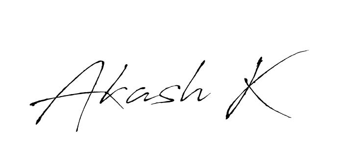 How to Draw Akash K signature style? Antro_Vectra is a latest design signature styles for name Akash K. Akash K signature style 6 images and pictures png