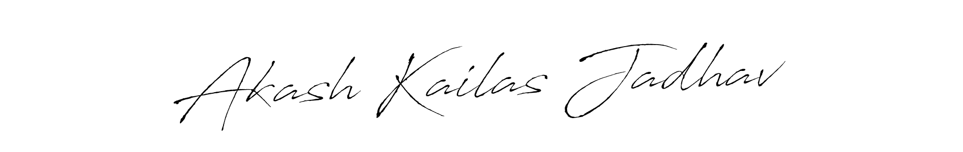 This is the best signature style for the Akash Kailas Jadhav name. Also you like these signature font (Antro_Vectra). Mix name signature. Akash Kailas Jadhav signature style 6 images and pictures png