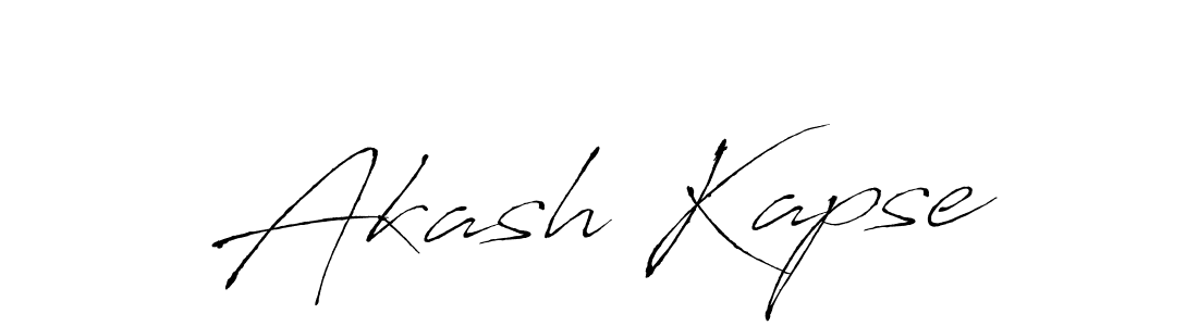 Create a beautiful signature design for name Akash Kapse. With this signature (Antro_Vectra) fonts, you can make a handwritten signature for free. Akash Kapse signature style 6 images and pictures png