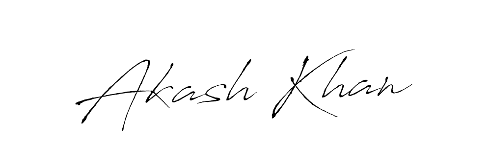 Antro_Vectra is a professional signature style that is perfect for those who want to add a touch of class to their signature. It is also a great choice for those who want to make their signature more unique. Get Akash Khan name to fancy signature for free. Akash Khan signature style 6 images and pictures png