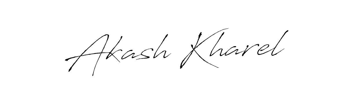 It looks lik you need a new signature style for name Akash Kharel. Design unique handwritten (Antro_Vectra) signature with our free signature maker in just a few clicks. Akash Kharel signature style 6 images and pictures png
