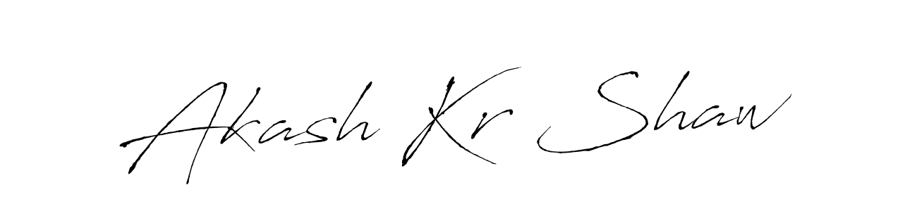 Once you've used our free online signature maker to create your best signature Antro_Vectra style, it's time to enjoy all of the benefits that Akash Kr Shaw name signing documents. Akash Kr Shaw signature style 6 images and pictures png