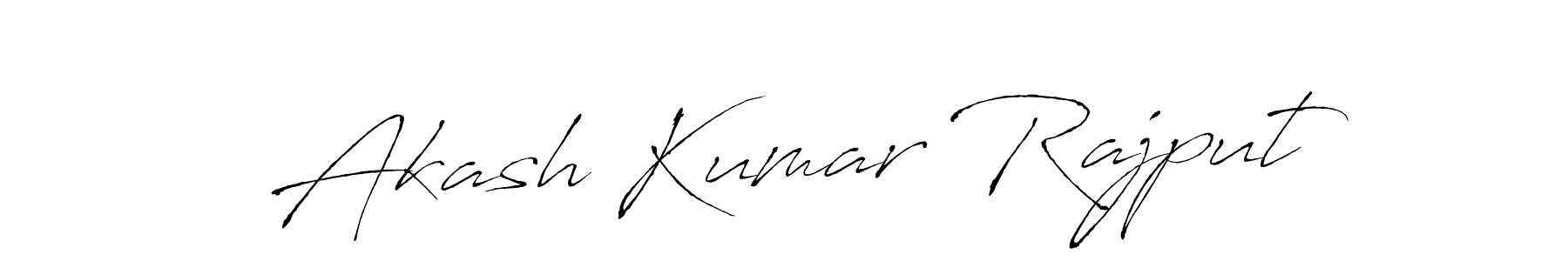 Design your own signature with our free online signature maker. With this signature software, you can create a handwritten (Antro_Vectra) signature for name Akash Kumar Rajput. Akash Kumar Rajput signature style 6 images and pictures png