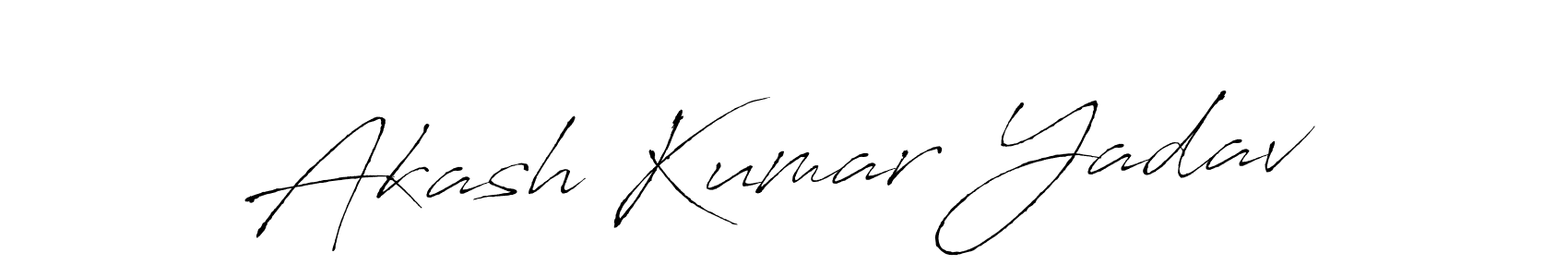 Akash Kumar Yadav stylish signature style. Best Handwritten Sign (Antro_Vectra) for my name. Handwritten Signature Collection Ideas for my name Akash Kumar Yadav. Akash Kumar Yadav signature style 6 images and pictures png