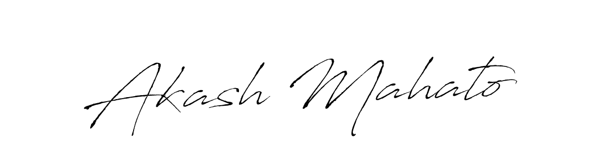 It looks lik you need a new signature style for name Akash Mahato. Design unique handwritten (Antro_Vectra) signature with our free signature maker in just a few clicks. Akash Mahato signature style 6 images and pictures png