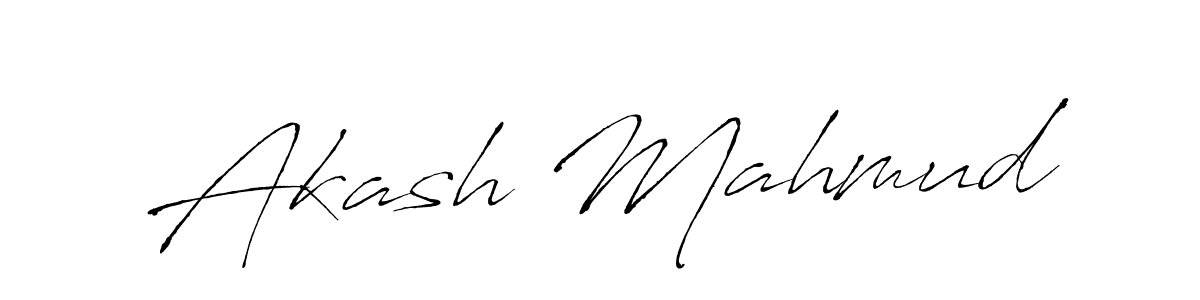 How to make Akash Mahmud signature? Antro_Vectra is a professional autograph style. Create handwritten signature for Akash Mahmud name. Akash Mahmud signature style 6 images and pictures png