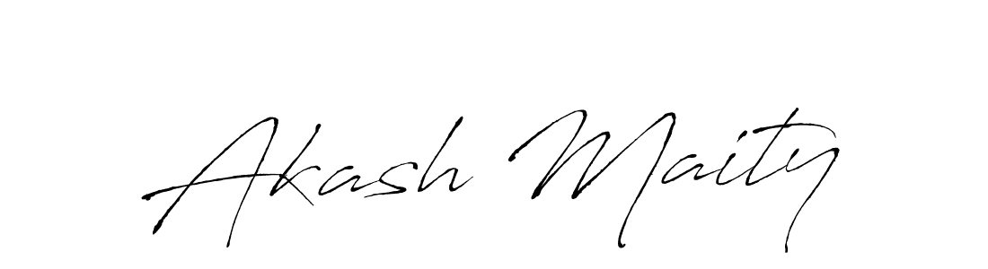 Akash Maity stylish signature style. Best Handwritten Sign (Antro_Vectra) for my name. Handwritten Signature Collection Ideas for my name Akash Maity. Akash Maity signature style 6 images and pictures png