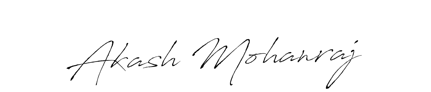 Also we have Akash Mohanraj name is the best signature style. Create professional handwritten signature collection using Antro_Vectra autograph style. Akash Mohanraj signature style 6 images and pictures png