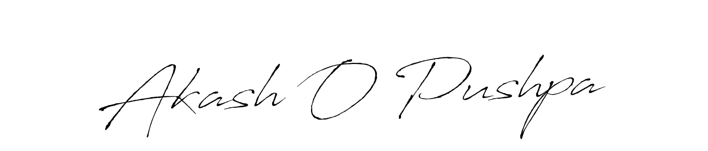 You should practise on your own different ways (Antro_Vectra) to write your name (Akash O Pushpa) in signature. don't let someone else do it for you. Akash O Pushpa signature style 6 images and pictures png