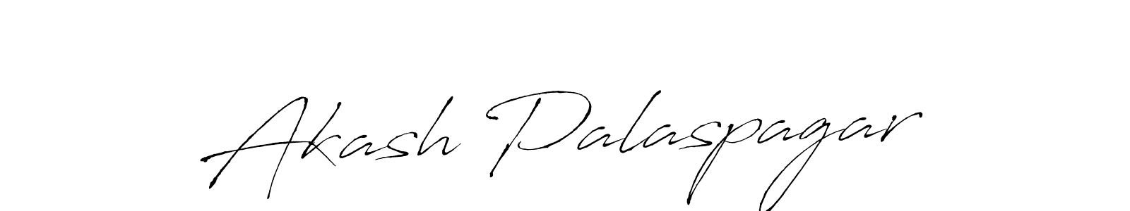 Design your own signature with our free online signature maker. With this signature software, you can create a handwritten (Antro_Vectra) signature for name Akash Palaspagar. Akash Palaspagar signature style 6 images and pictures png