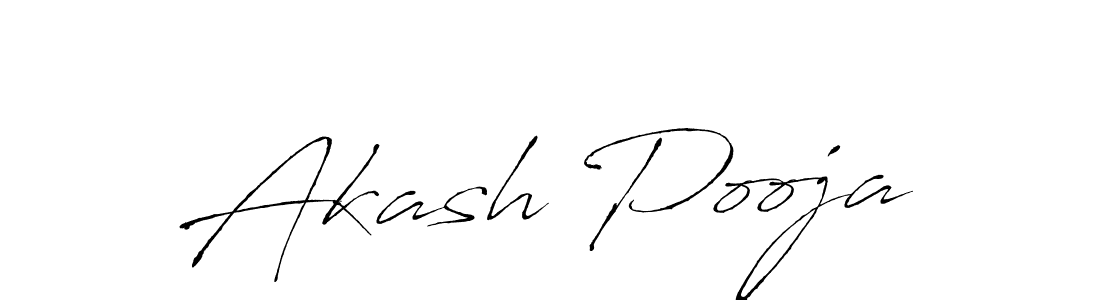 Design your own signature with our free online signature maker. With this signature software, you can create a handwritten (Antro_Vectra) signature for name Akash Pooja. Akash Pooja signature style 6 images and pictures png