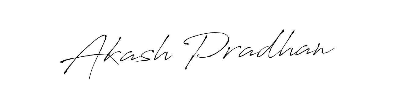 Also we have Akash Pradhan name is the best signature style. Create professional handwritten signature collection using Antro_Vectra autograph style. Akash Pradhan signature style 6 images and pictures png