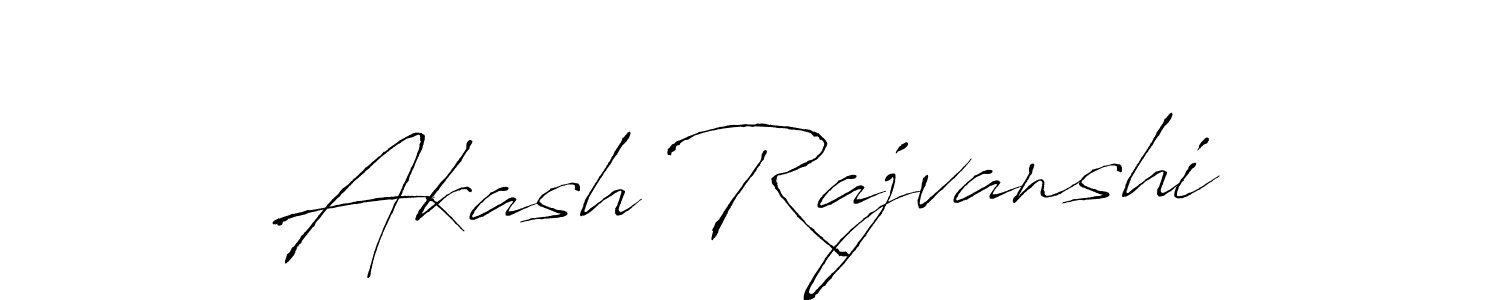 Antro_Vectra is a professional signature style that is perfect for those who want to add a touch of class to their signature. It is also a great choice for those who want to make their signature more unique. Get Akash Rajvanshi name to fancy signature for free. Akash Rajvanshi signature style 6 images and pictures png