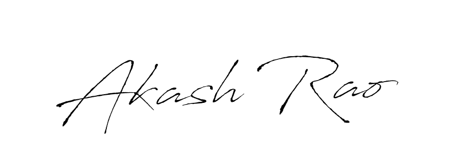 Create a beautiful signature design for name Akash Rao. With this signature (Antro_Vectra) fonts, you can make a handwritten signature for free. Akash Rao signature style 6 images and pictures png