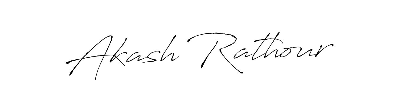 Create a beautiful signature design for name Akash Rathour. With this signature (Antro_Vectra) fonts, you can make a handwritten signature for free. Akash Rathour signature style 6 images and pictures png