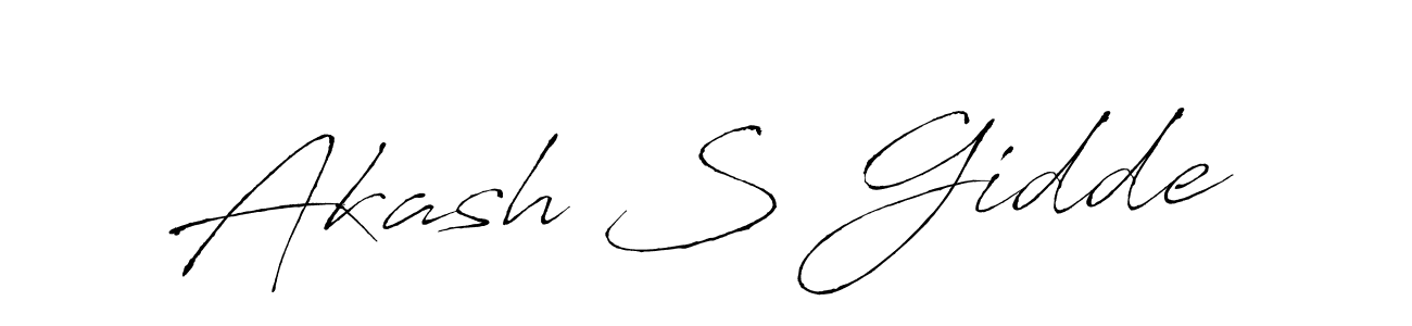 Make a beautiful signature design for name Akash S Gidde. Use this online signature maker to create a handwritten signature for free. Akash S Gidde signature style 6 images and pictures png